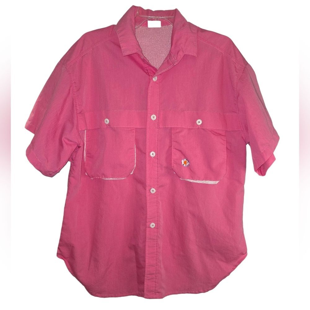 Pink 10X Unisex Outdoors Fishing Shirt